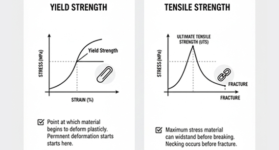 Yield Strength vs Tensile Strength: What’s the Difference?