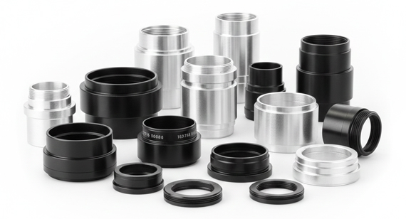 CNC Machining Aluminum Optics Lens Barrel Parts