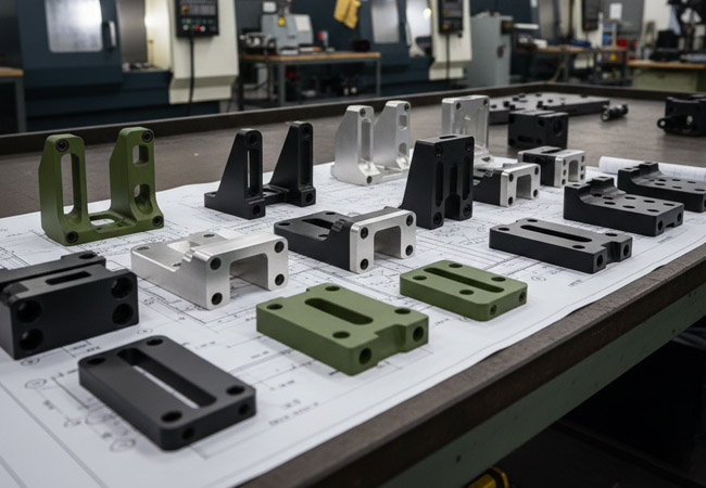 2024 Aluminum Defense & Military CNC Machining Parts