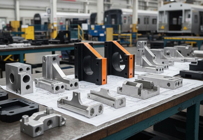 5083 Aluminum Rail CNC Machined Parts