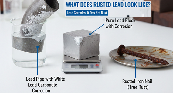 Lead Corroded Surface Appearance 