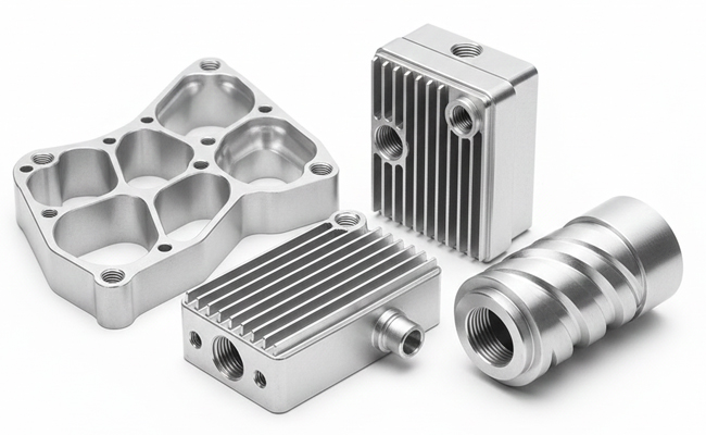 Custom 6063 Aluminum CNC Machined Parts