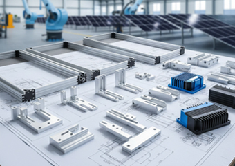 6063 Aluminum Renewable Energy CNC Machined Parts