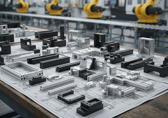 6063 Aluminum Robotics CNC Machined Parts