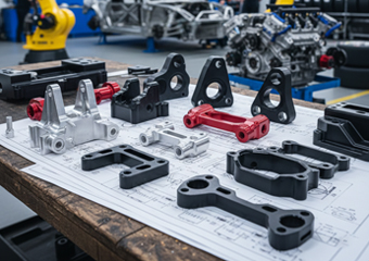 7075 Aluminum Automotive & Motorsports CNC Machined Parts