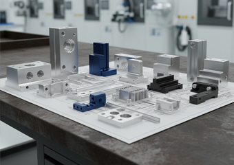 7075 Aluminum Electronics & Semiconductor Equipment CNC Machined Parts