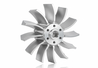 Impeller 7075 Aluminum CNC Machined Parts