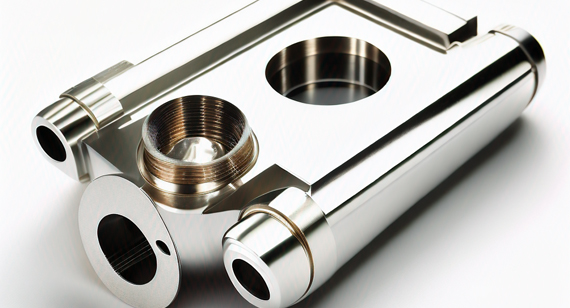 Mirror-polished stainless steel CNC machined parts