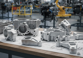 ADC12 (A380) Aluminum Automotive CNC Machined Parts