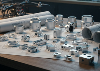 7050 Aluminum Electronics & Precision Instruments CNC Machined Parts