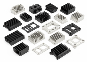 Custom CNC Machining Drone Heat Sinks Custom CNC Machining Drone Heat Sinks