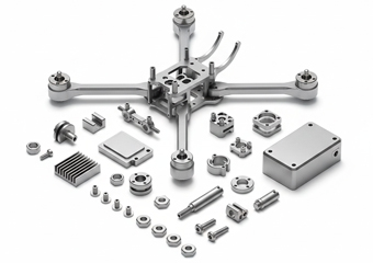 Custom Stainless Steel Drones CNC Machining Parts Custom Stainless Steel Drones CNC Machining Parts