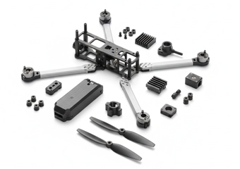 Custom Drones Engineering Plastic PEEK Delrin POM Nylon CNC Machining Parts Custom Drones Engineering Plastic PEEK Delrin POM Nylon CNC Machining Parts