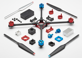 Custom Anodized Drones CNC Machining Parts Custom Anodized Drones CNC Machining Parts