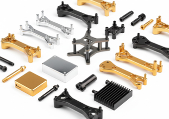Custom Electroplating Drones CNC Machining Parts Custom Electroplating Drones CNC Machining Parts