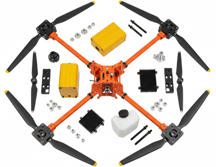 Custom Agricultural Crop Protection Drones CNC Machining Parts