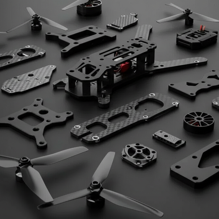 Custom CNC Drone (UAV) Machining Parts Services