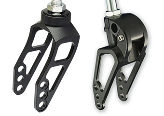 Custom CNC Machining Wheelchair Steel Wheel Fork Universal Front Fork Replacement Parts Custom CNC Machining Wheelchair Steel Wheel Fork Universal Front Fork Replacement Parts