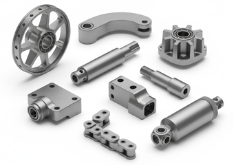 Custom Alloy Steel Wheelchair CNC Machining Parts Custom Alloy Steel Wheelchair CNC Machining Parts