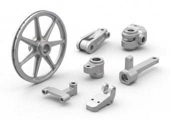 Custom Anodizing Sandblasting Wheelchair CNC Machining Parts Custom Anodizing Sandblasting Wheelchair CNC Machining Parts