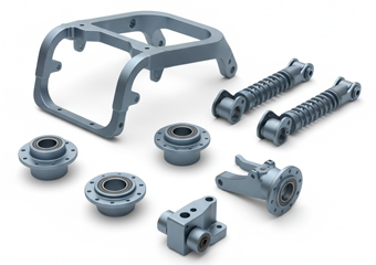 Custom Powder Coating Wheelchair CNC Machining Parts Custom Powder Coating Wheelchair CNC Machining Parts