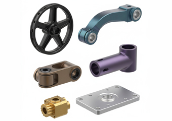 Custom PVDl Wheelchair CNC Machining Parts Custom PVDl Wheelchair CNC Machining Parts