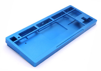 Custom CNC Anodized Aluminum Keyboard Case Machining Custom CNC Anodized Aluminum Keyboard Case Machining