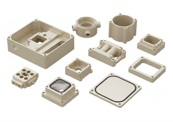 Custom PEEK CNC Machining Enclosures (Housing) Custom PEEK CNC Machining Enclosures (Housing)