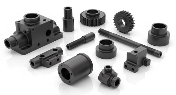 Black Electroless Nickel Plating CNC Machining Parts