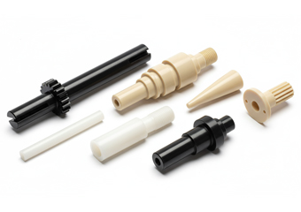 Custom CNC Machining Engineering Plastics (PEEK, Delrin, Nylon) Shafts
