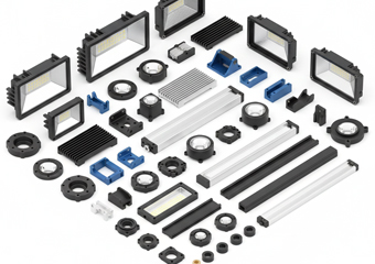 Custom CNC LED Lamp Housings