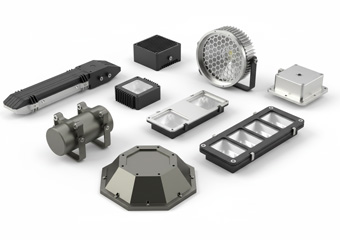 CNC Street Light Flood Light Industrial Light Casings