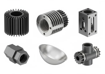 Carbon Steel & Alloy Steel CNC Machining Lighting Parts