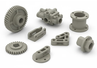 Custom Nylon 6 30% Glass Filled (PA6 GF30) CNC Machining Parts