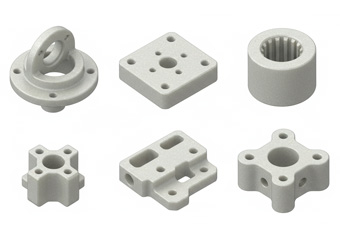 Custom Nylon 66 30% Glass Filled (PA66 GF30) CNC Machining Parts
