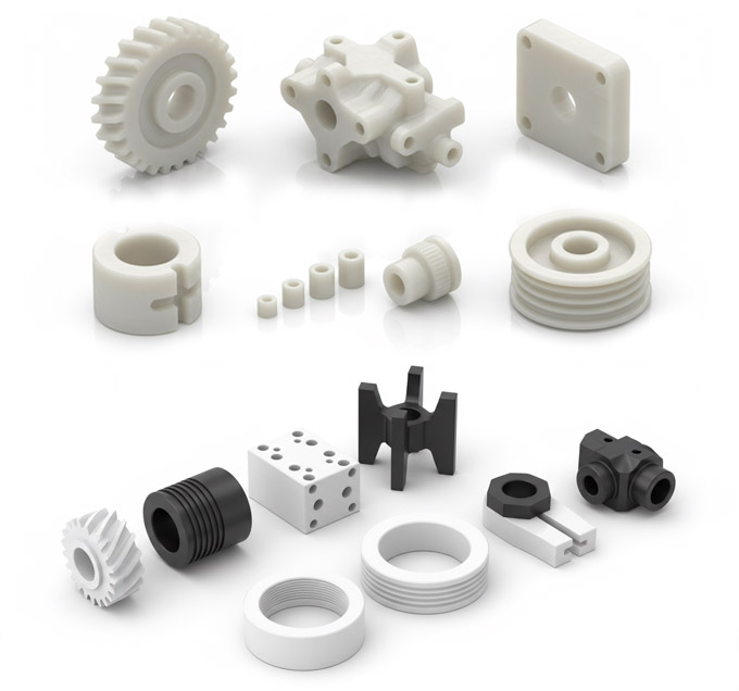 Custom CNC Machining Nylon (PA) Parts 