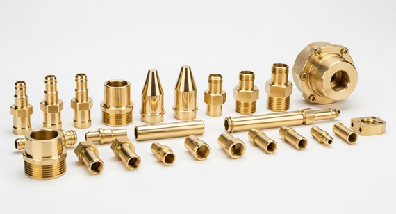 Automotive HPb59-1 Brass CNC Machined Parts