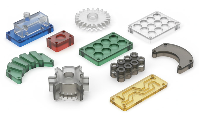 Custom Acrylic (PMMA) CNC Machining Parts Manufacturing