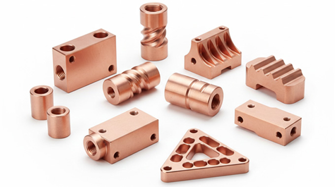 Custom Copper CNC Machining Prototypes Parts