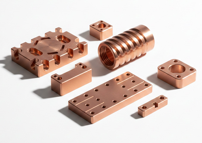 Copper CNC Machined Parts