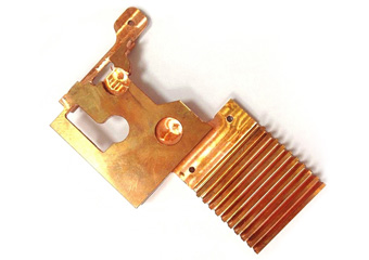Custom Copper Heatsink CNC Machining Parts