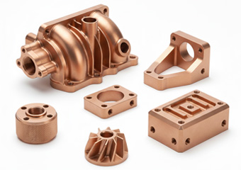 Custom Precision CNC Machining Copper Parts