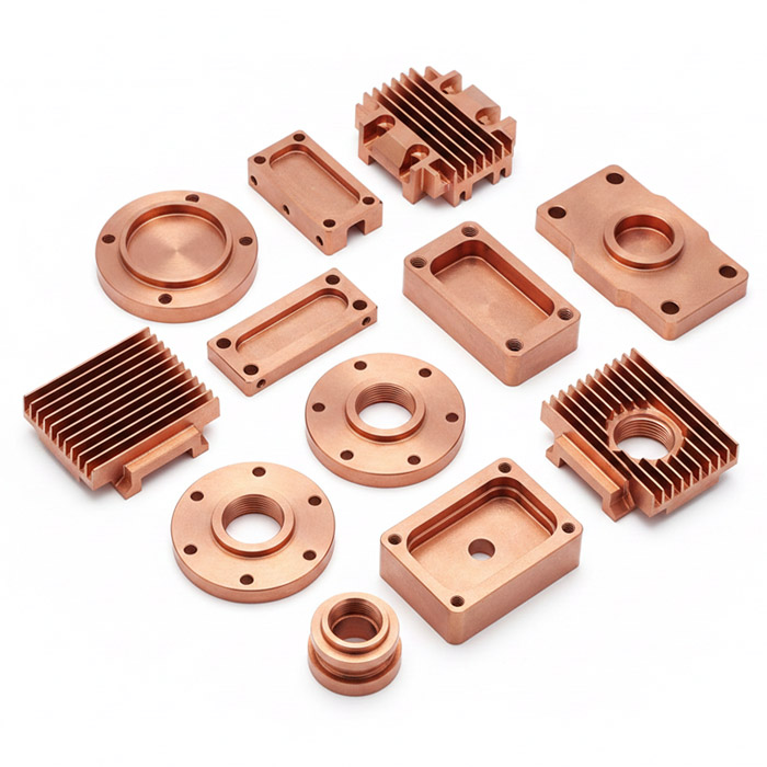 Custom Copper CNC Machining Parts Services