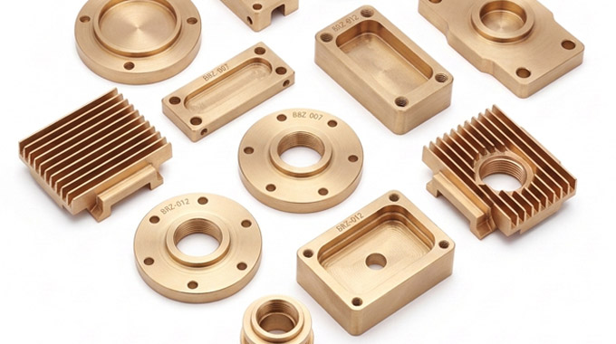 Custom Bronze CNC Machining Prototypes Parts