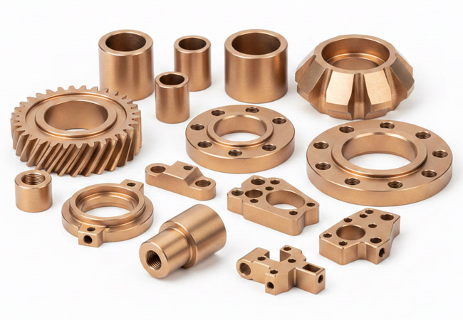Custom CNC Machined Bronze Parts