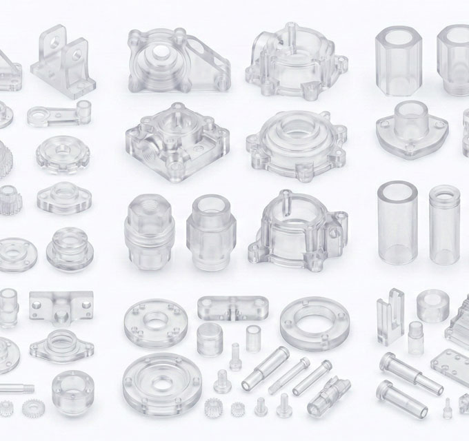 Custom Precision Polycarbonate (PC) CNC Machined Parts