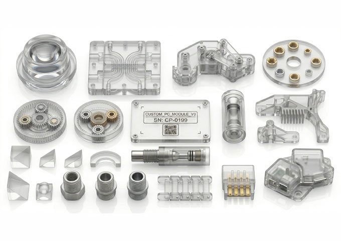 Custom Polycarbonate (PC) CNC Machined Parts