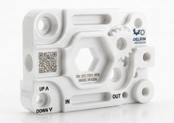 Cuatom Laser Engraving Screen Printing Pad Printing POM Delrin Acetal CNC Machining Parts