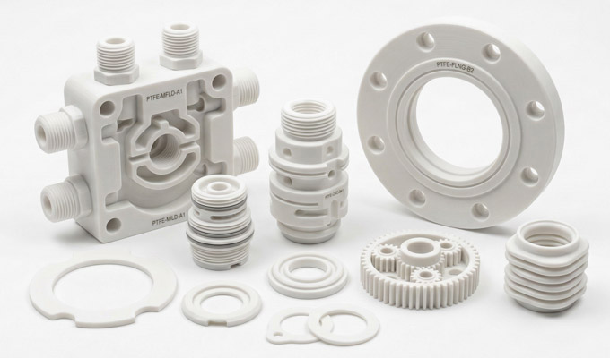 Custom Precision PTFE (Teflon) CNC Machining Parts