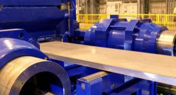  Relieving 7050 Stress by Plate Stretcher